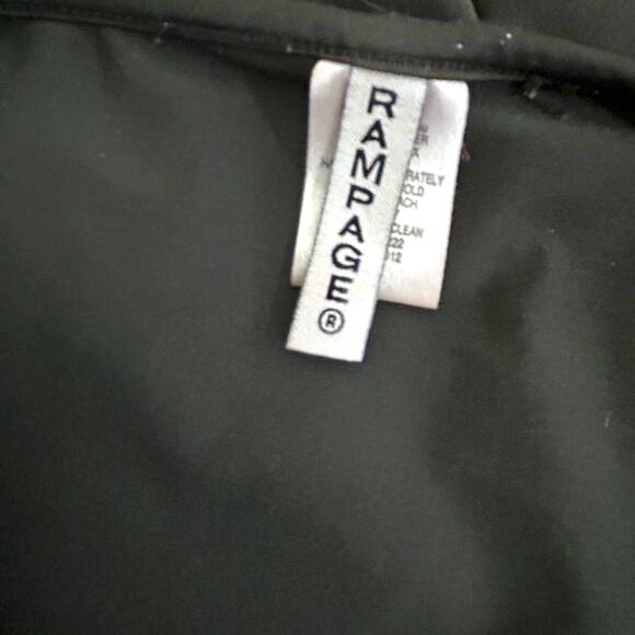 Rampage Y2K Black Lace Trim Sexy Grunge Cami Tank MED 90s Revival Glam Coquette - Picture 7 of 9